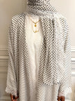 Layaan Polka Dot Lace Abaya