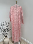 Sophia Floral Net Abaya