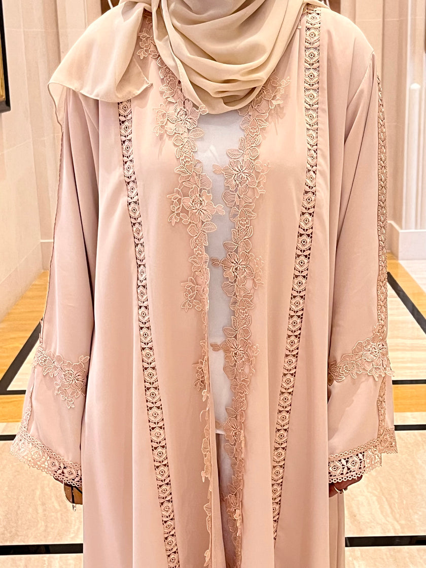 Jasmine Lace Abaya