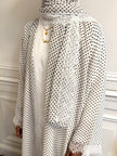 Layaan Polka Dot Lace Abaya
