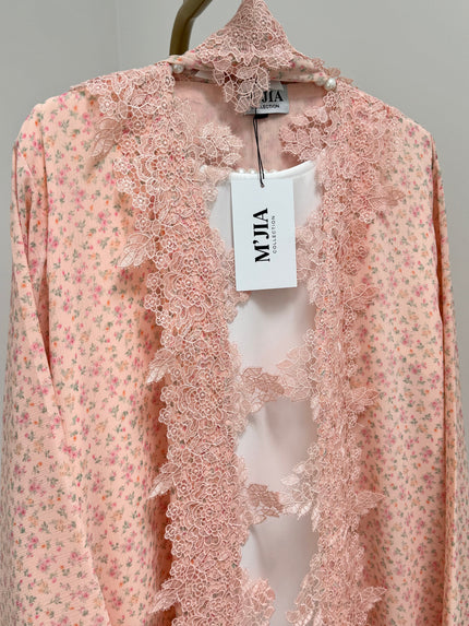 Elaana Floral Lace Abaya