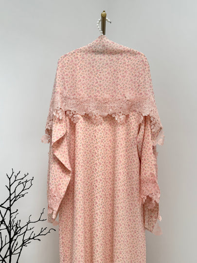 Elaana Floral Lace Abaya