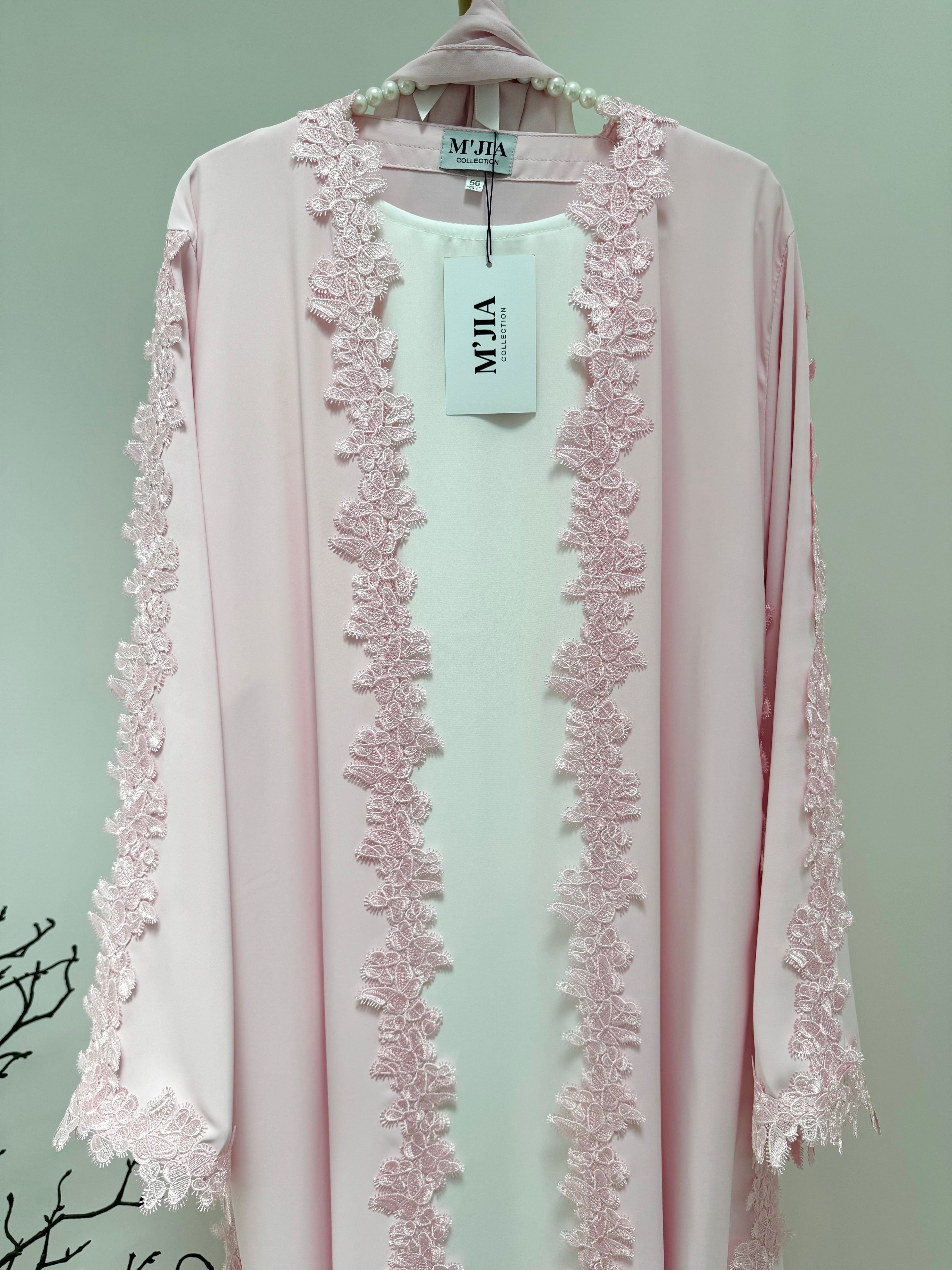 Selena Lace Abaya