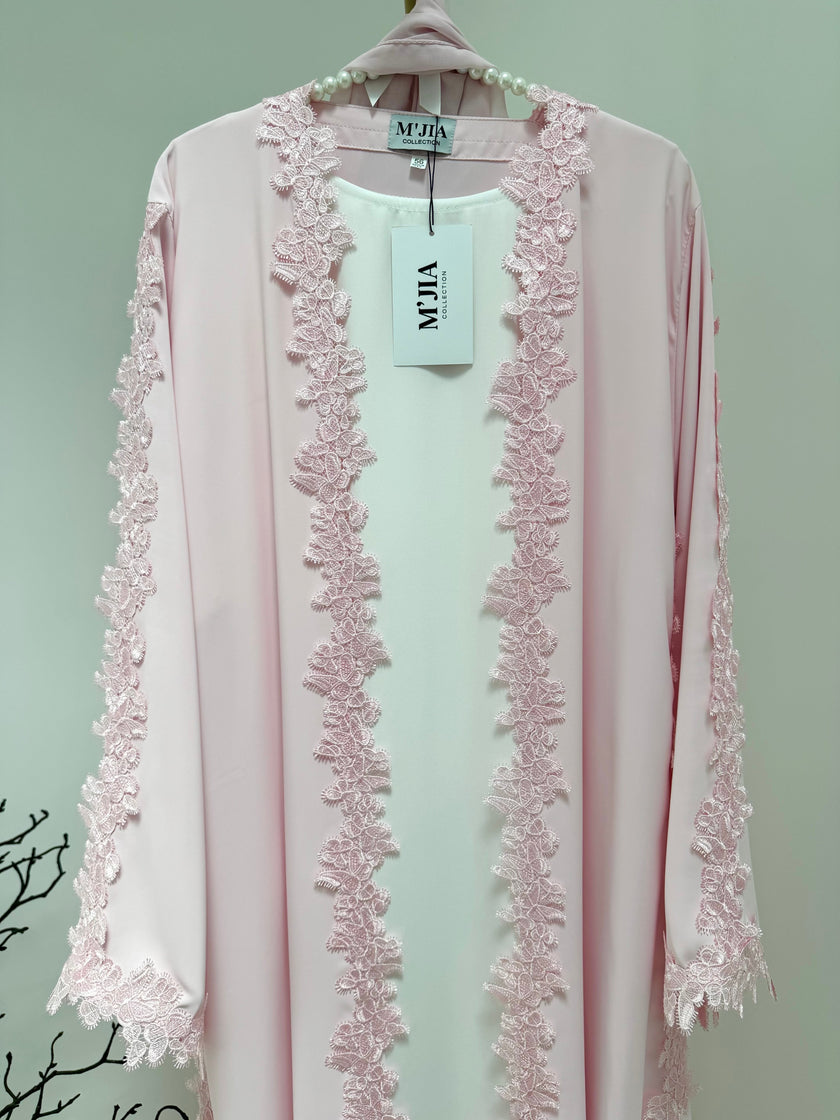 Selena Lace Abaya