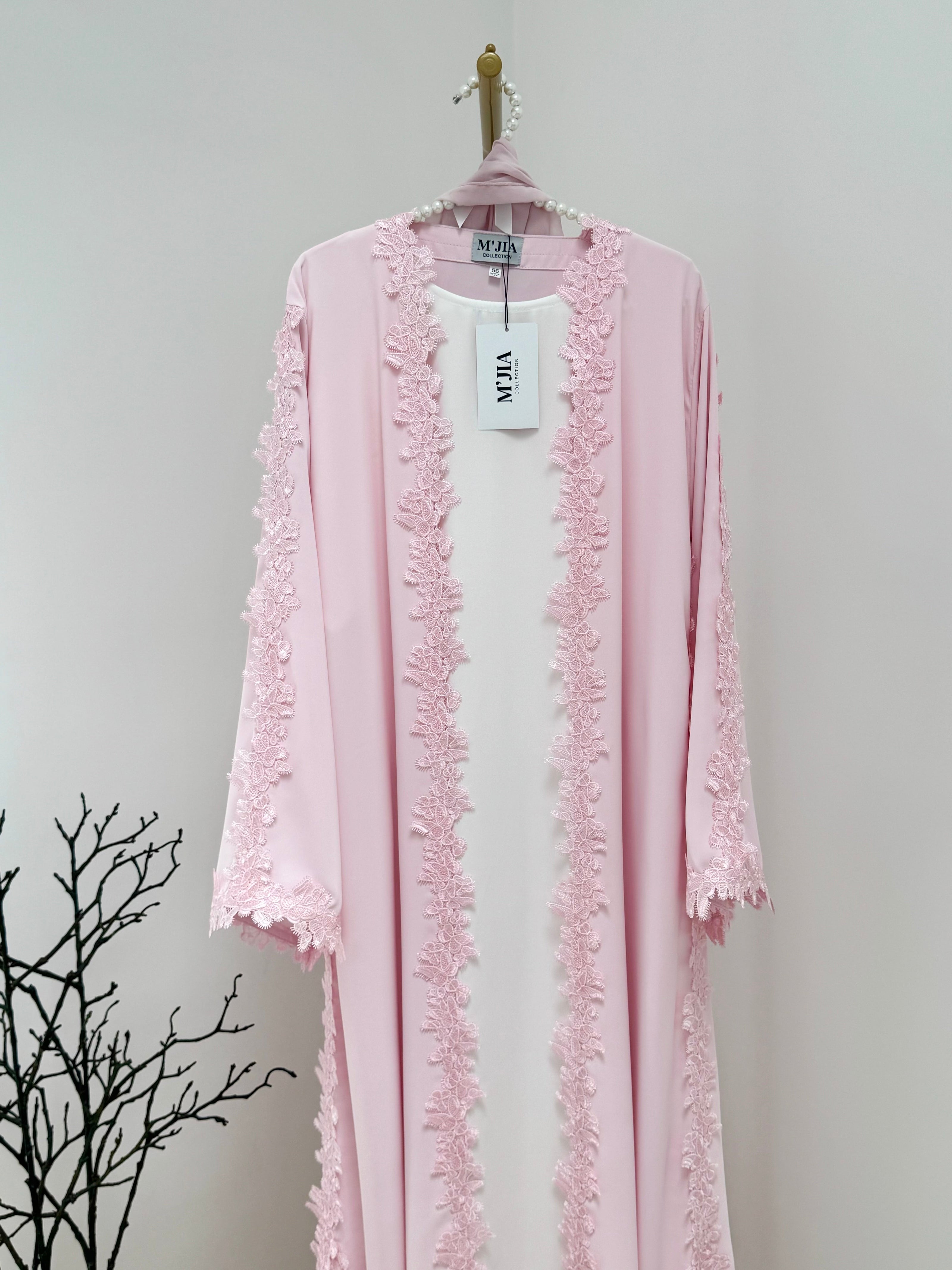 Selena Lace Abaya