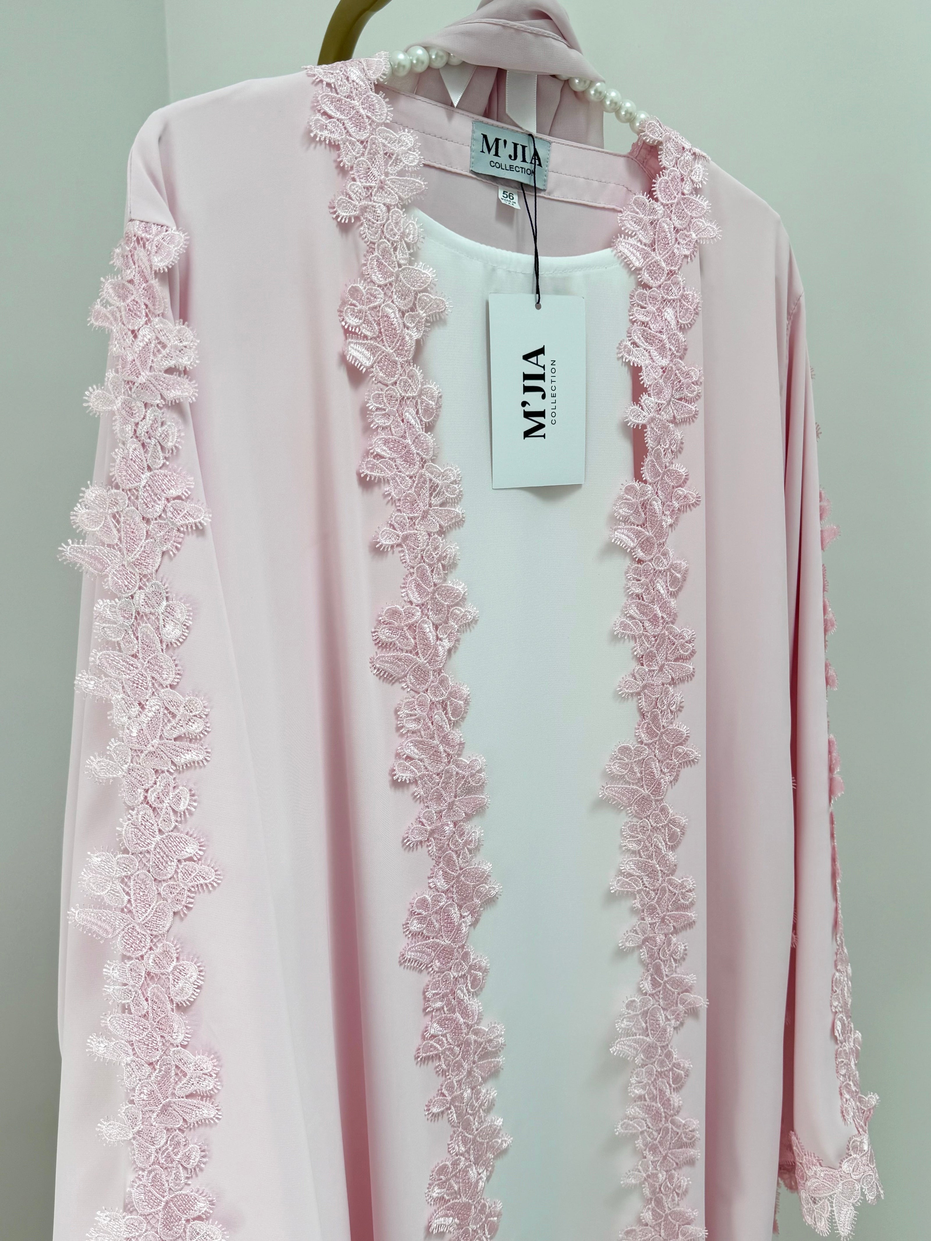 Selena Lace Abaya