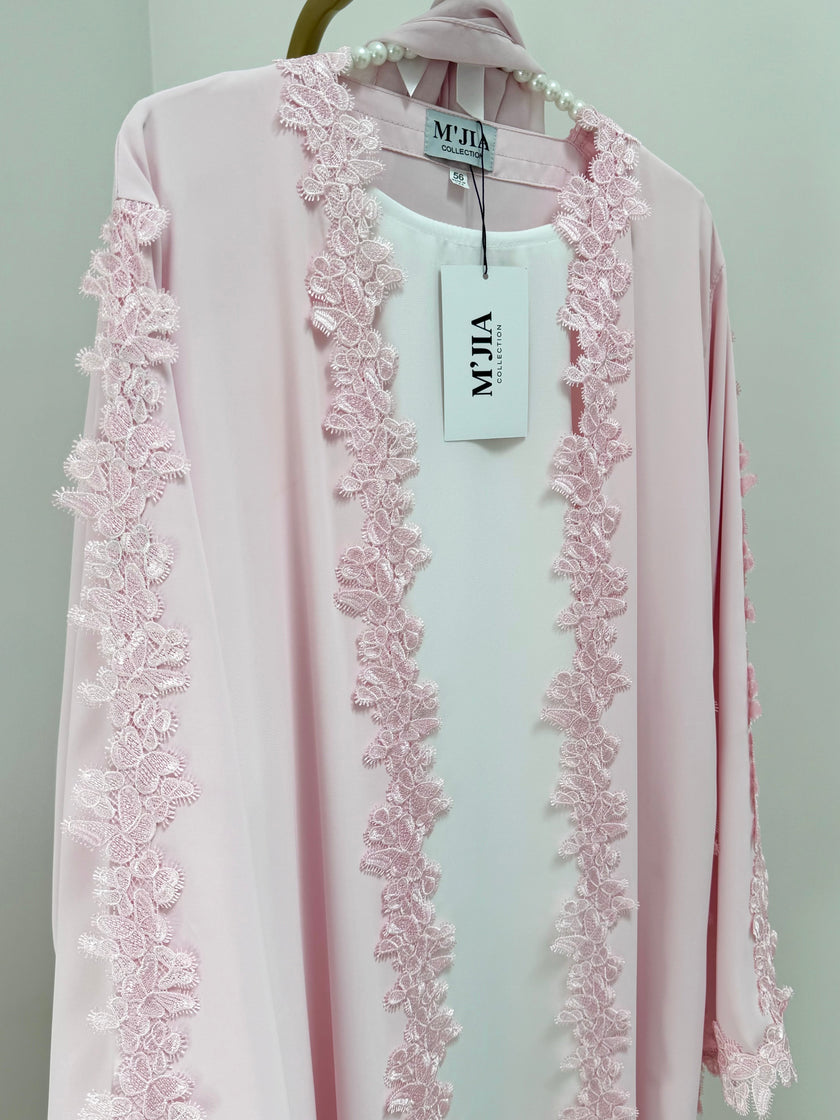 Selena Lace Abaya