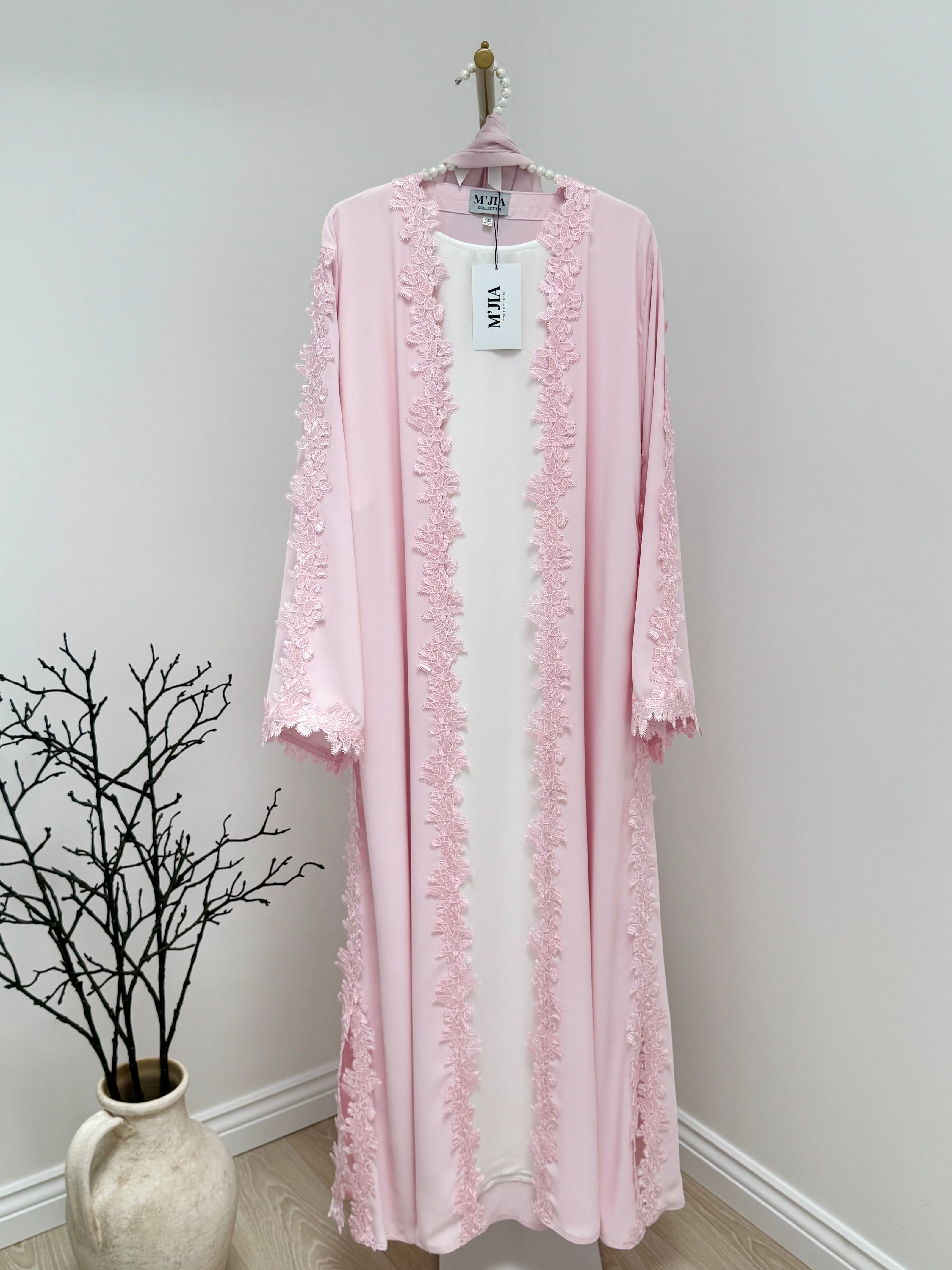 Selena Lace Abaya